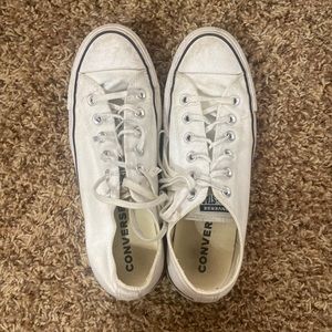 Platform white converse